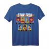 Star Trek Original Series Crew Retro Rainbow Graphic T-Shirt - Officially Licensed Sci-Fi Merchandise für Fans