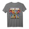 Star Trek Original Series Crew Retro Rainbow Graphic T-Shirt - Officially Licensed Sci-Fi Merchandise für Fans