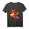 Retro Tabletop Gaming D20 Würfel T-Shirt – Perfekt für Nerds, Fans von Brettspielen, Kerker und RPG-Abenteuer