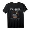 Vathor Vatertag T-Shirt - Witziges Wikinger & Thor Motiv als Geschenk für Papa, Großvater & werdende Väter