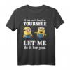 HapKitten Minions T-Shirt - Lustiges Offiziell Lizenzierte Geburtstagskleidung mit Spruch 'If You Can't Laugh At Yourself'