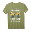 HapKitten Minions T-Shirt - Lustiges Offiziell Lizenzierte Geburtstagskleidung mit Spruch 'If You Can't Laugh At Yourself'