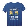 HapKitten Minions T-Shirt - Lustiges Offiziell Lizenzierte Geburtstagskleidung mit Spruch 'If You Can't Laugh At Yourself'