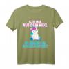 Geh Mir Aus Dem Weg Du Unnötiger Sozialkontakt! Lustiges Einhorn Fun T-Shirt mit Mittelfinger – Trendiges Humor-Shirt für Social Distancing