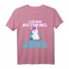 Geh Mir Aus Dem Weg Du Unnötiger Sozialkontakt! Lustiges Einhorn Fun T-Shirt mit Mittelfinger – Trendiges Humor-Shirt für Social Distancing
