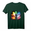 Japanischer Fuchs Kitsune mit den sieben Elementen T-Shirt - Lustiges Retro-Design für Tier- und Japan-Fans