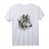 Wolf Wölfe Illustration T-Shirt - Perfektes Geschenk für Tier- und Naturliebhaber zu Weihnachten & Geburtstag