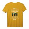 Hello Darkness My Old Friend Irish Day St. Patrick's Day T-Shirt – Humorvolles Bierliebhaber Shirt für Irische Feiertage