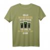 Hello Darkness My Old Friend Irish Day St. Patrick's Day T-Shirt – Humorvolles Bierliebhaber Shirt für Irische Feiertage