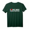 I Love My Hot Girlfriend T-Shirt - Romantisches Liebes-Shirt für Paare, ideal zum Valentinstag