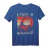 11. Geburtstag Jungen Video Gamer Level 11 Unlocked Kids T-Shirt – Perfektes Geburtstagsgeschenk für junge Zocker und Gamer-Fans