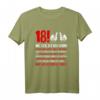 18 Weil Geil Ist Das Denn T-Shirt – Lustiges Geschenk zum 18. Geburtstag für Jungen, Mädchen, Männer und Frauen
