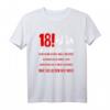18 Weil Geil Ist Das Denn T-Shirt – Lustiges Geschenk zum 18. Geburtstag für Jungen, Mädchen, Männer und Frauen