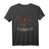Star Wars Chewbacca Roar Christmas Lights Graphic T-Shirt - Offiziell Lizenzierte Weihnachtsmode für Fans