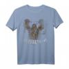 Star Wars Chewbacca Roar Christmas Lights Graphic T-Shirt - Offiziell Lizenzierte Weihnachtsmode für Fans