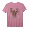 Star Wars Chewbacca Roar Christmas Lights Graphic T-Shirt - Offiziell Lizenzierte Weihnachtsmode für Fans