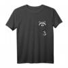Funky Waschbär T-Shirt mit Taschen-Design – Lustiges Tiermotiv für Tierliebhaber und Fans von frechen Tieren