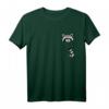 Funky Waschbär T-Shirt mit Taschen-Design – Lustiges Tiermotiv für Tierliebhaber und Fans von frechen Tieren