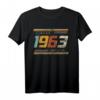 Vintage 1963 Original Birthday Est 1963 Edition T-Shirt – Klassisch geschnitten, limitierte Retro Edition für Geburtstagsfeiern und Sammler