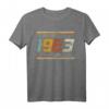 Vintage 1963 Original Birthday Est 1963 Edition T-Shirt – Klassisch geschnitten, limitierte Retro Edition für Geburtstagsfeiern und Sammler