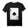 Ace Of Spades Spielkarte T-Shirt – Perfektes Halloween Kostüm, Casino Geschenk & Glücksbringer für Poker- und Kartenliebhaber