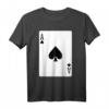 Ace Of Spades Spielkarte T-Shirt – Perfektes Halloween Kostüm, Casino Geschenk & Glücksbringer für Poker- und Kartenliebhaber