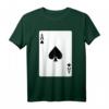 Ace Of Spades Spielkarte T-Shirt – Perfektes Halloween Kostüm, Casino Geschenk & Glücksbringer für Poker- und Kartenliebhaber