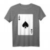 Ace Of Spades Spielkarte T-Shirt – Perfektes Halloween Kostüm, Casino Geschenk & Glücksbringer für Poker- und Kartenliebhaber