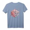 Japanisches Kirschblüten T-Shirt mit Sakura Design - Klassisch geschnitten, perfekt für Blumen- und Japan-Liebhaber
