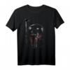 Star Wars Boba Fett Faded Helmet Poster T-Shirt - Offiziell lizenzierte Star Wars Fanbekleidung