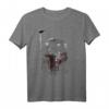 Star Wars Boba Fett Faded Helmet Poster T-Shirt - Offiziell lizenzierte Star Wars Fanbekleidung