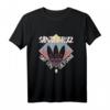 Santa Cruz Vintage Retro California Surf T-Shirt - Perfektes Geschenk für Surfer & Stand Up Paddler mit Strand- und Sonnenuntergangsmotiv