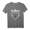 Santa Cruz Vintage Retro California Surf T-Shirt - Perfektes Geschenk für Surfer & Stand Up Paddler mit Strand- und Sonnenuntergangsmotiv