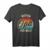 Bester Opa der Welt Vintage Retro T-Shirt – Klassisches Geschenk für Großväter zum Vatertag & Enkelüberraschung
