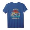 Bester Opa der Welt Vintage Retro T-Shirt – Klassisches Geschenk für Großväter zum Vatertag & Enkelüberraschung