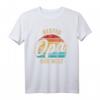 Bester Opa der Welt Vintage Retro T-Shirt – Klassisches Geschenk für Großväter zum Vatertag & Enkelüberraschung