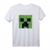 HapKitten Creeper Großes Gesicht T-Shirt - Lizenzierte Minecraft Bekleidung für Geburtstagsfans