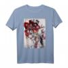 Blumen Schädel Floral Sugar Dark Art Grunge T-Shirt – Gothic, Okkult & Horror Design für Teenager, Mädchen, Jungen, Männer & Frauen