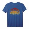 Vintage Sonne Berge Geschenk für Bergsteiger und Wanderer - Retro T-Shirt im Distressed Look, ideales Geburtstags- oder Weihnachtsgeschenk