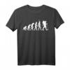 Wandern Wanderer Trekking Berge Evolution T-Shirt - Lustiges Fun-Shirt für Kinder, Männer & Frauen, perfekt als Geschenk zu Weihnachten, Ostern & Geburtstag