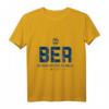 Alba Berlin Basketball T-Shirt in Gelb - Klassisch geschnitten, doppelt genähter Saum für Fans