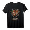 Herzförmiges Bücherregal T-Shirt für Bücherliebhaber & Buchclub - Gemütliche Kleidung für Leserinnen und Leser