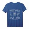 Plant These Save The Bees - Biene Natur Geschenk T-Shirt für Naturschutz, Veganer & Umweltbewusste
