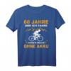 60. Geburtstag Fahrradfahrer T-Shirt – Perfektes Geschenk für Radfahrer, Mountainbiker & Radsportliebhaber