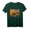 Van Gogh Gemälde Landschaft mit Haus und Pflugmann Kunst T-Shirt - Impressionistische Fine Art Mode für Kunstliebhaber