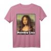 Mona Lisa del Gioconde Kunst T-Shirt - Kreatives Renaissance Leonardo Porträt für Kunstliebhaber, Studenten und Lehrer