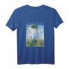 Claude Monet Lustiges T-Shirt mit Sonnenschirm – Impressionistisches Ölgemälde für Kunstliebhaber, Freunde & Familie als Geschenk zum Vatertag, Muttertag & Geburtstag