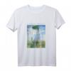Claude Monet Lustiges T-Shirt mit Sonnenschirm – Impressionistisches Ölgemälde für Kunstliebhaber, Freunde & Familie als Geschenk zum Vatertag, Muttertag & Geburtstag