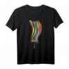 Regenbogen mehrfarbige Roller Maler Geschenk T-Shirt – Kreatives Kunst T-Shirt für Künstler, Kunstlehrer und Kinder