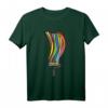 Regenbogen mehrfarbige Roller Maler Geschenk T-Shirt – Kreatives Kunst T-Shirt für Künstler, Kunstlehrer und Kinder